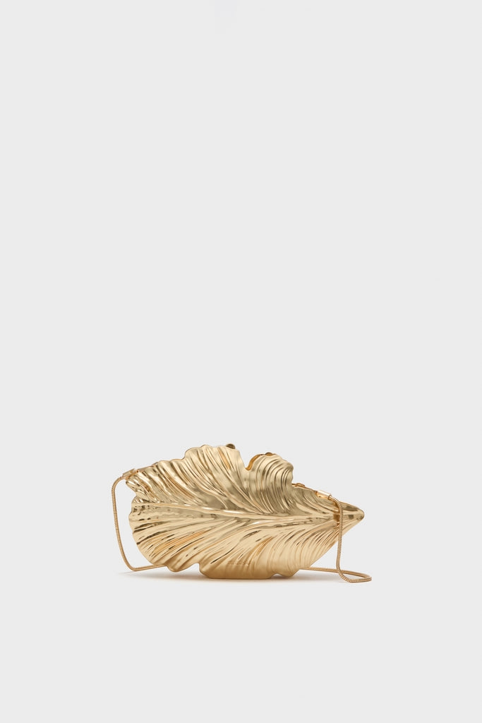 Gold Flora Clutch-Get Girly