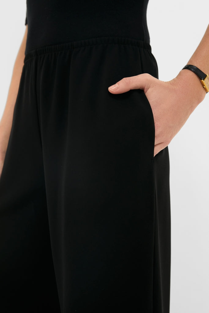 Black Arielle Pocket Pants-Get Girly