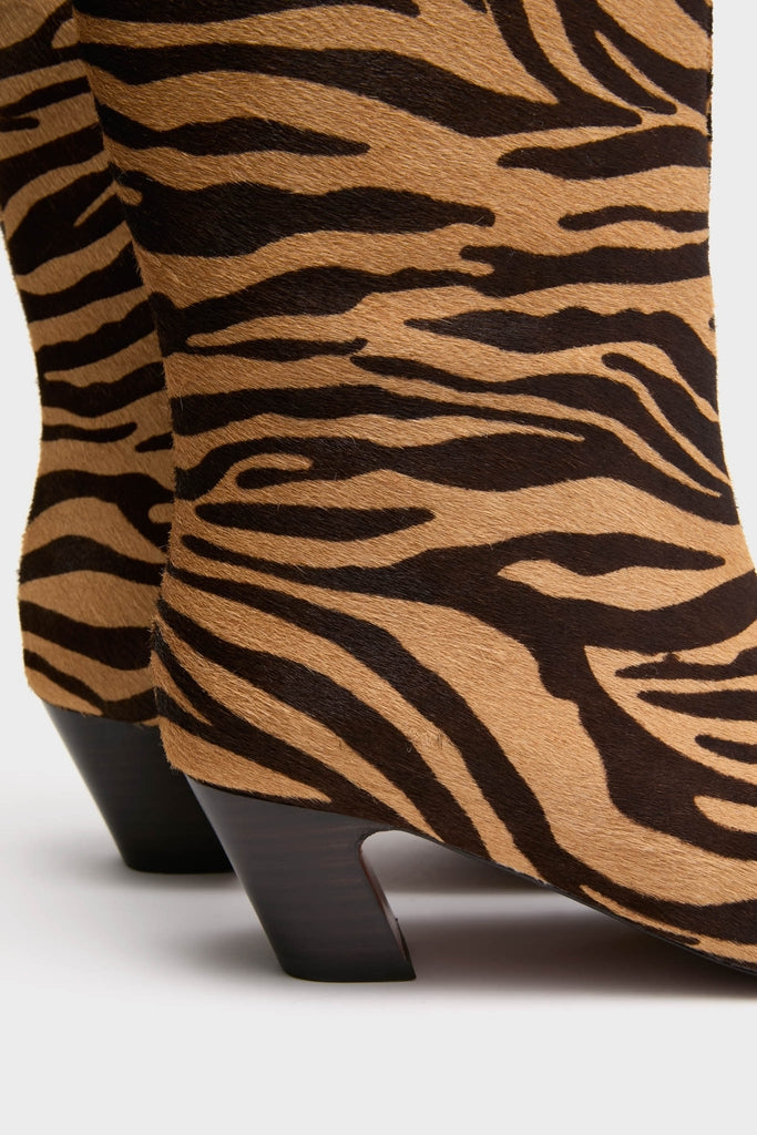 Zebra Cleo Boots-Get Girly