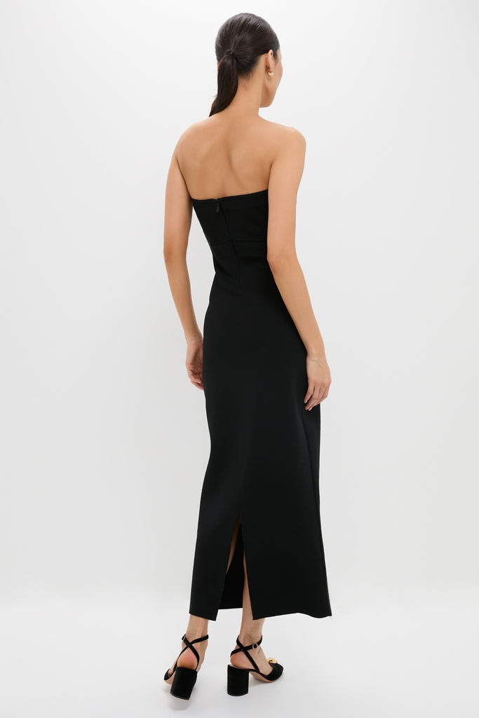 Black Strapless Joelle Dress-Get Girly