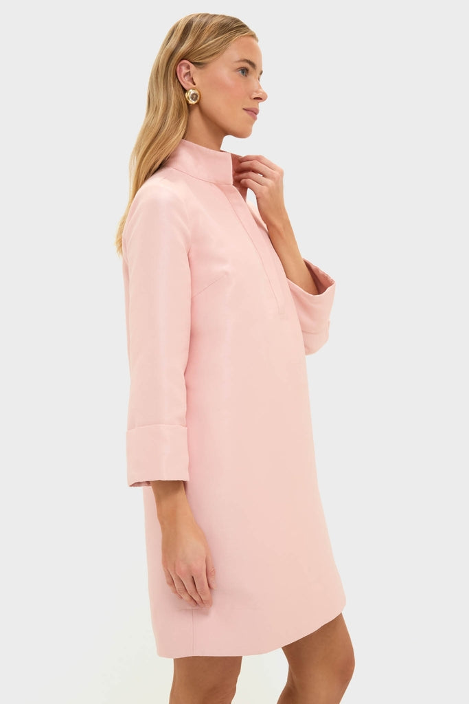 Soft Pink Dupioni Megan Dress-Get Girly