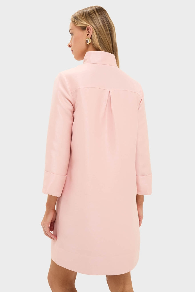 Soft Pink Dupioni Megan Dress-Get Girly