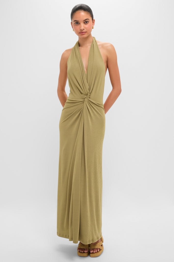 Army Carrey Maxi Dress-Get Girly