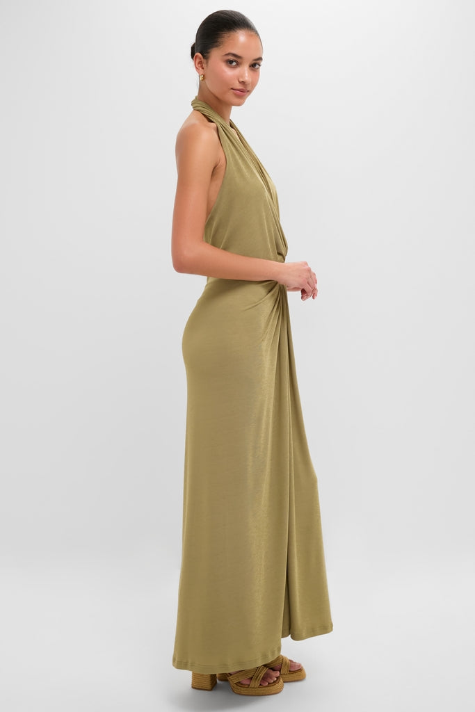 Army Carrey Maxi Dress-Get Girly
