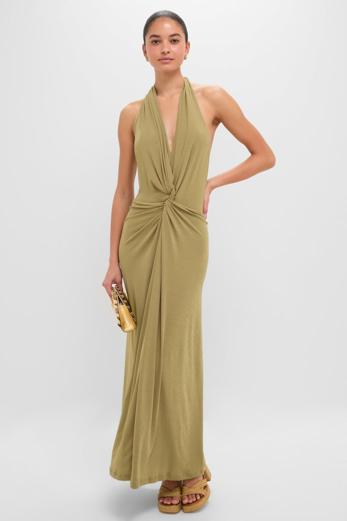 Army Carrey Maxi Dress-Get Girly
