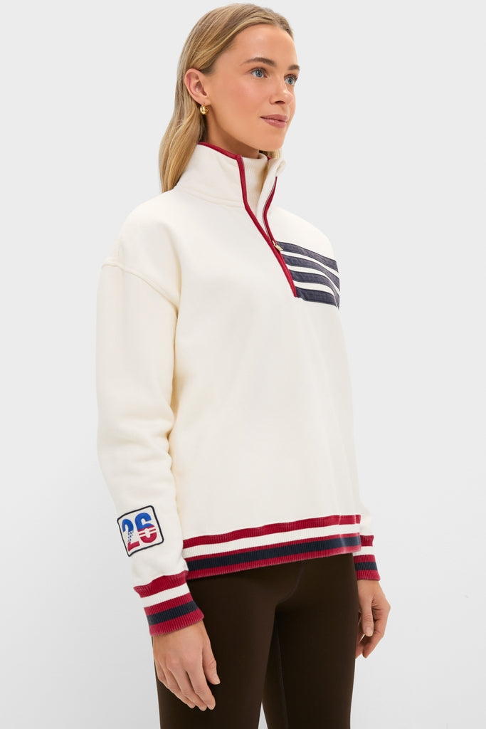 White Flag Heiden Quarter Zip-Get Girly