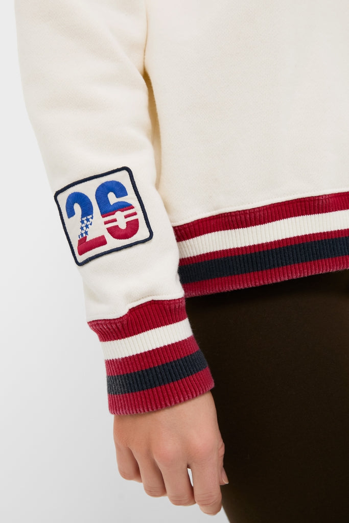 White Flag Heiden Quarter Zip-Get Girly