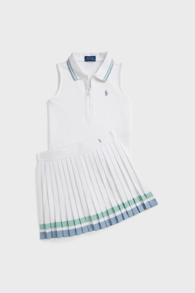 Axis Poly Pleated Scooter Skort-Get Girly