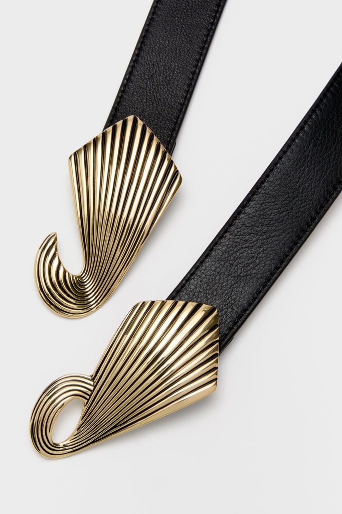 Black and Gold Syna Belt-Get Girly