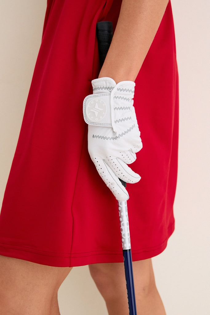 White Left Hand Golf Glove-Get Girly