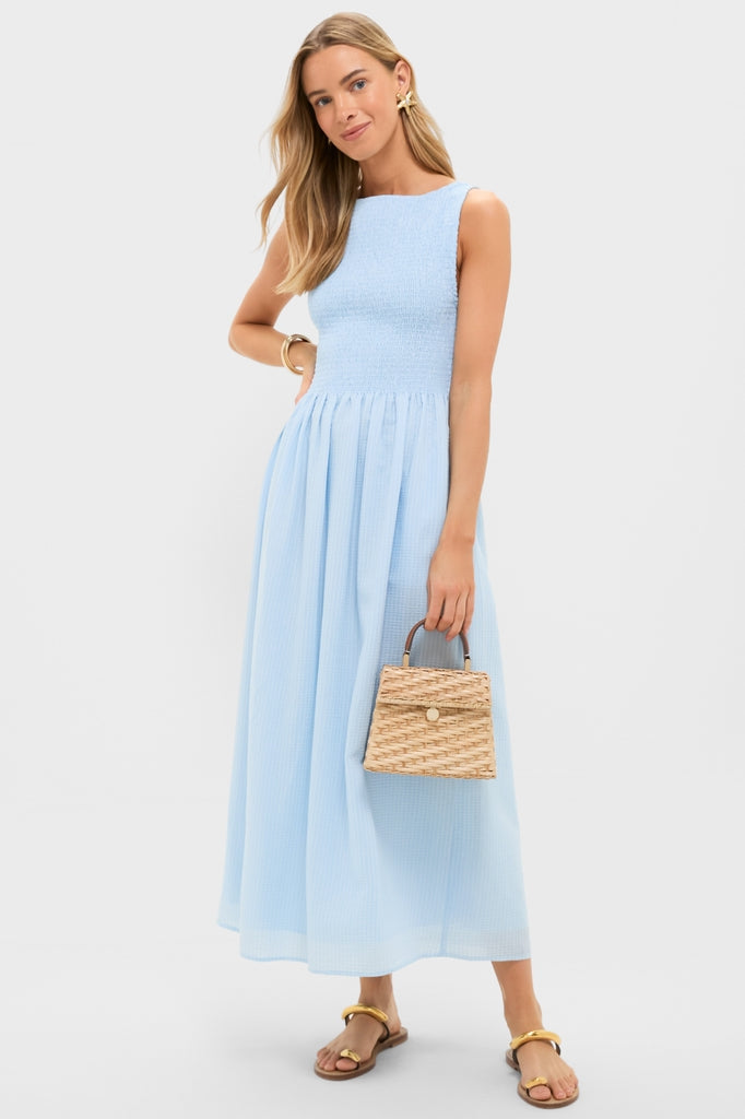 Gold & Blue Starfish Marina Earrings-Get Girly