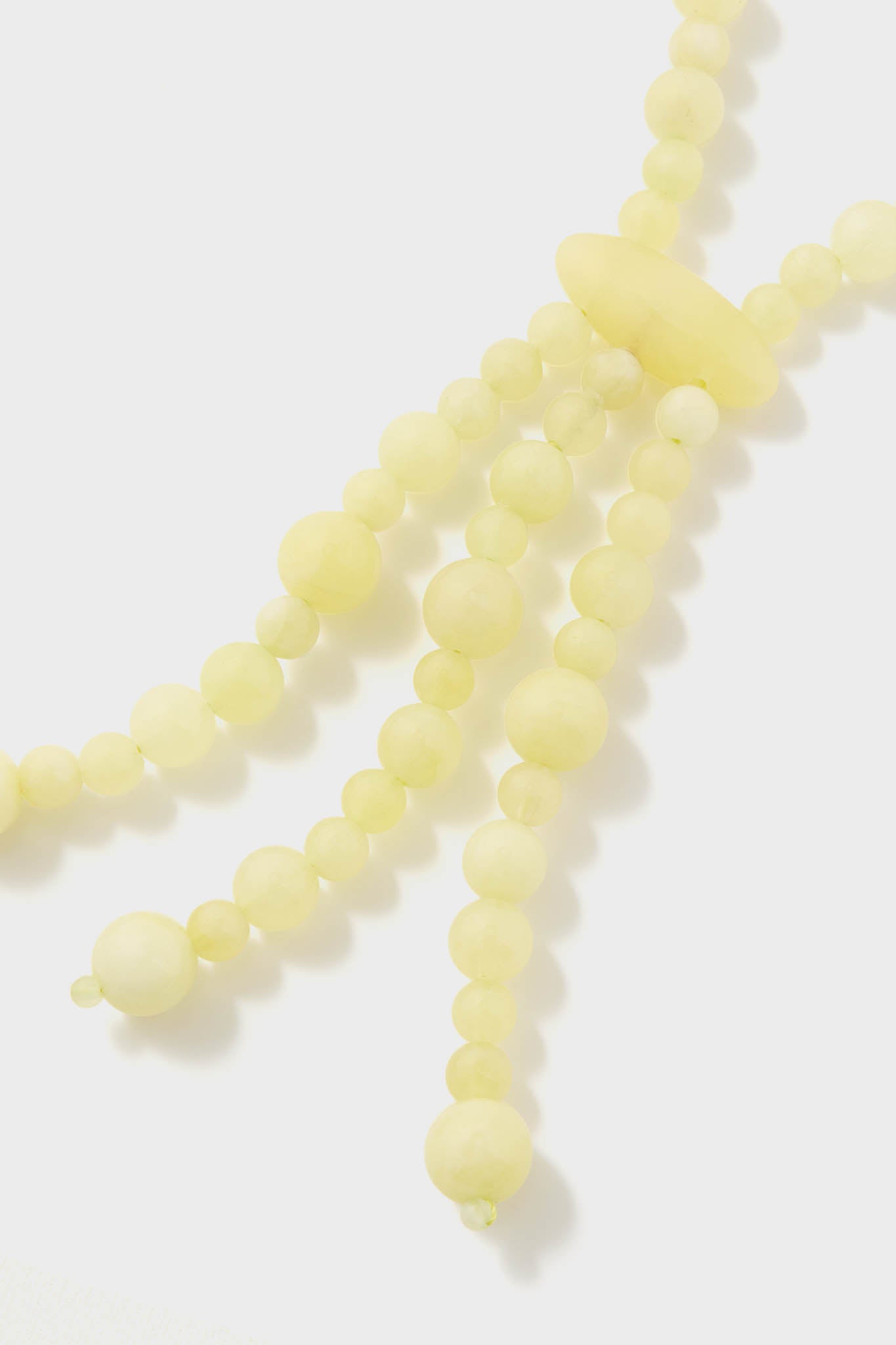 Yellow Beaded Nelly Necklace-Get Girly