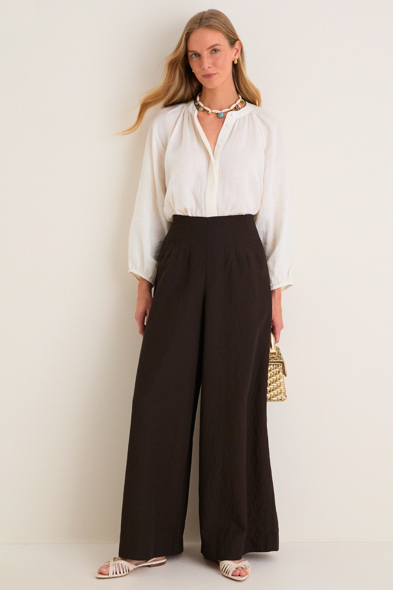 White Multi Adriana Necklace-Get Girly