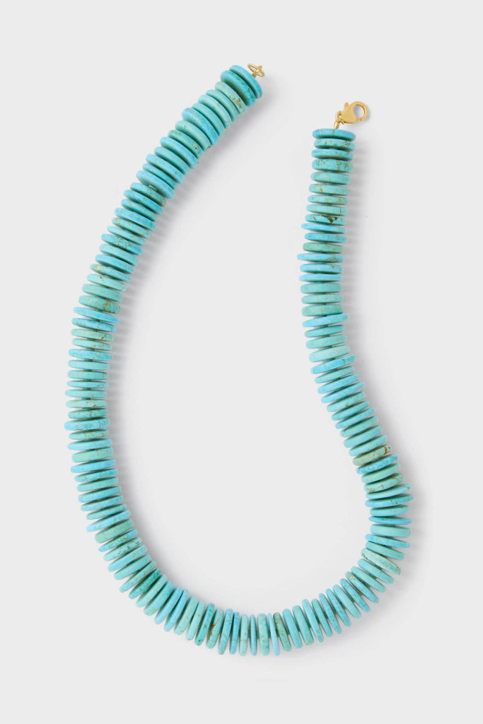 Barrell Turquoise Statement Necklace-Get Girly