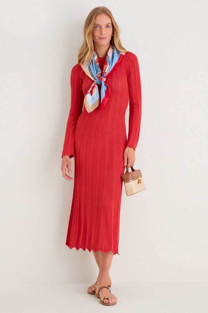 80s Sailboats Medium Silk Scarf-Get Girly