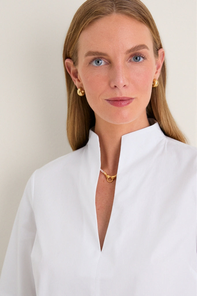 White Long Sleeve Celeste-Get Girly