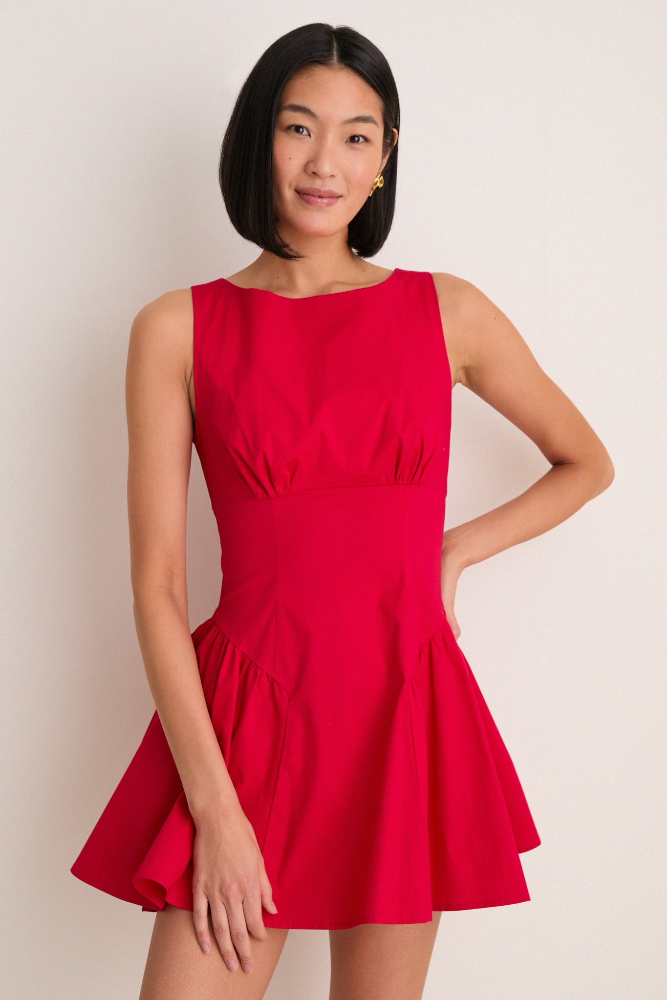 Cherry Gwen Mini Dress-Get Girly