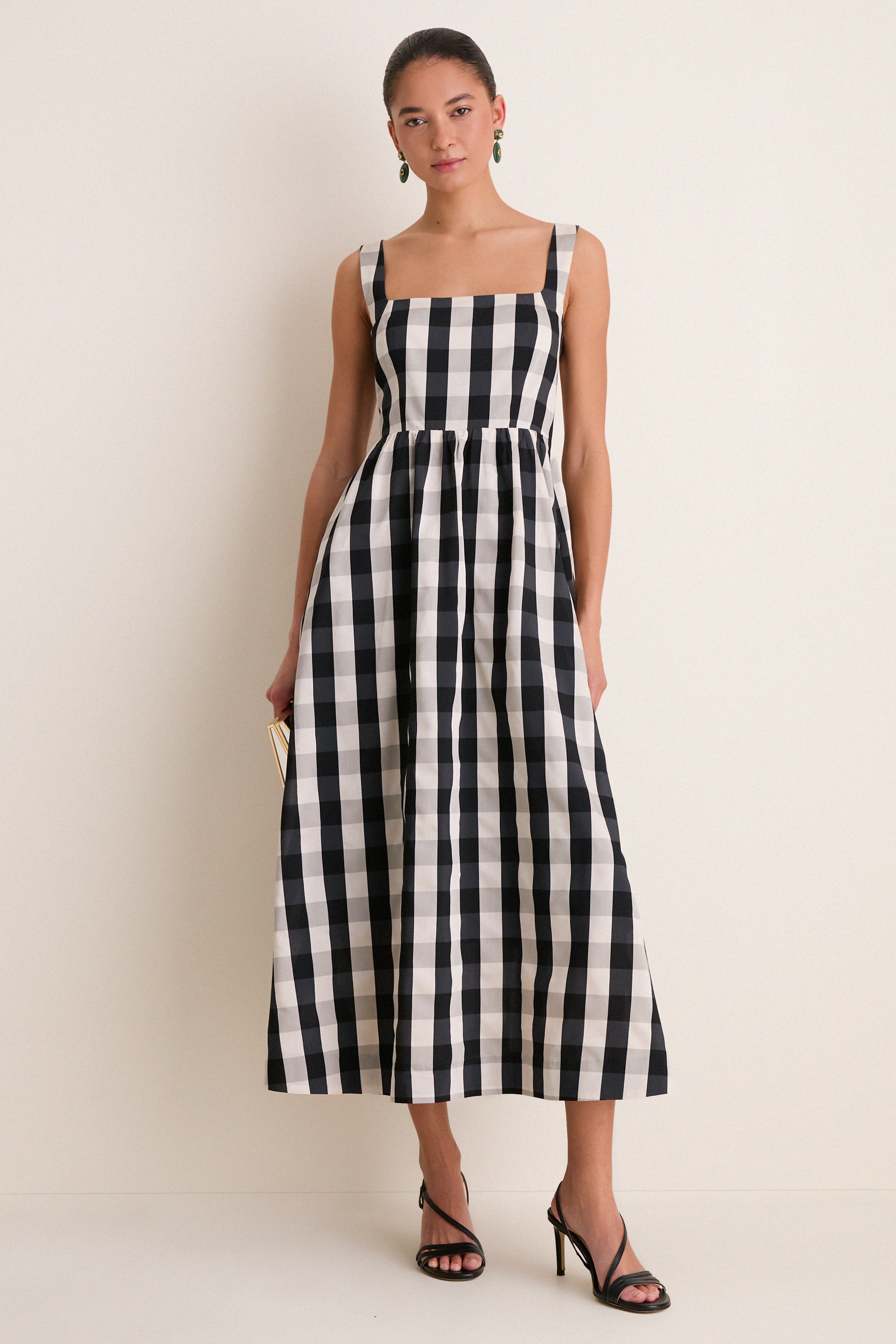 Midnight Check Esme Dress-Get Girly