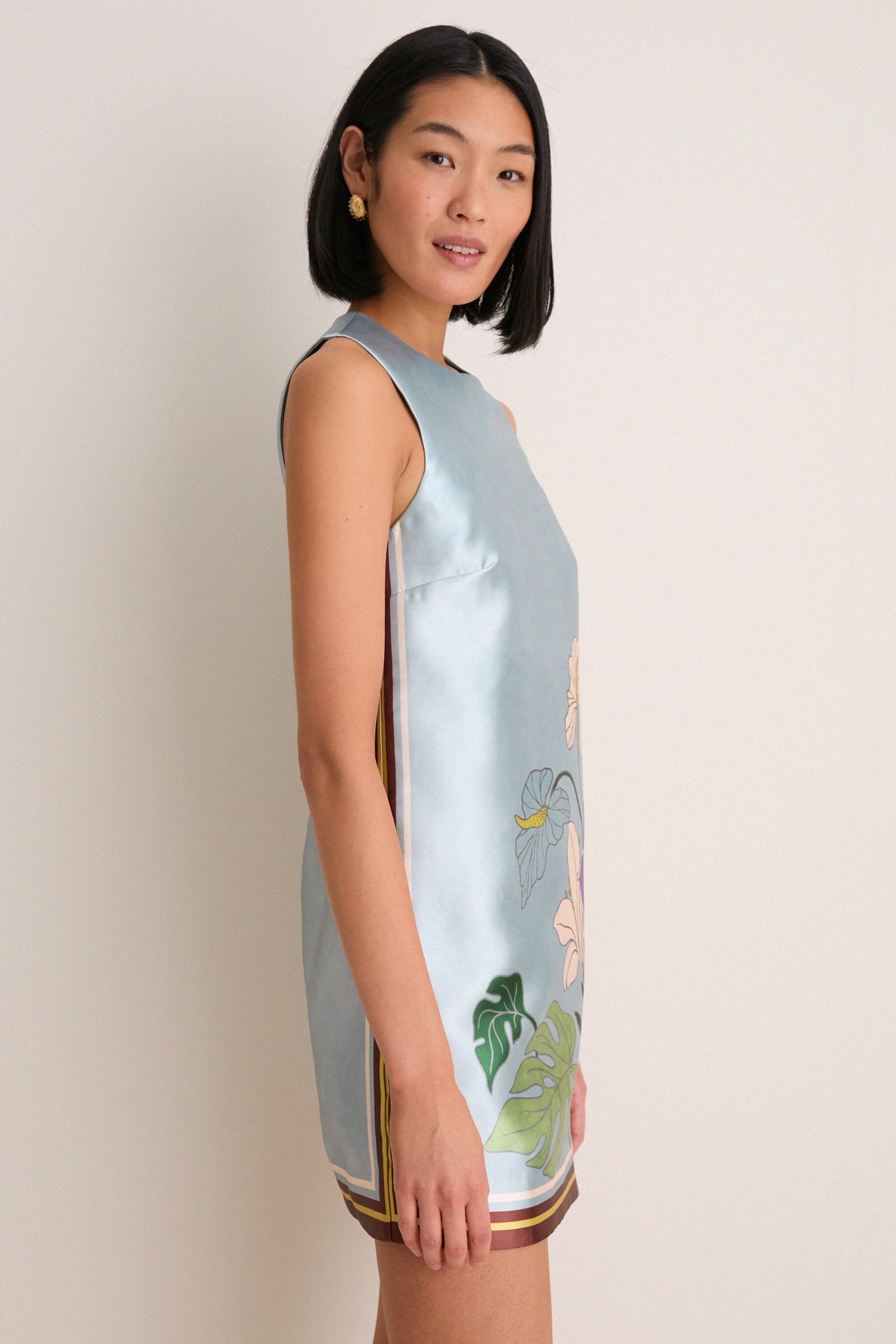 Ice Blue Alfie Mini Dress-Get Girly