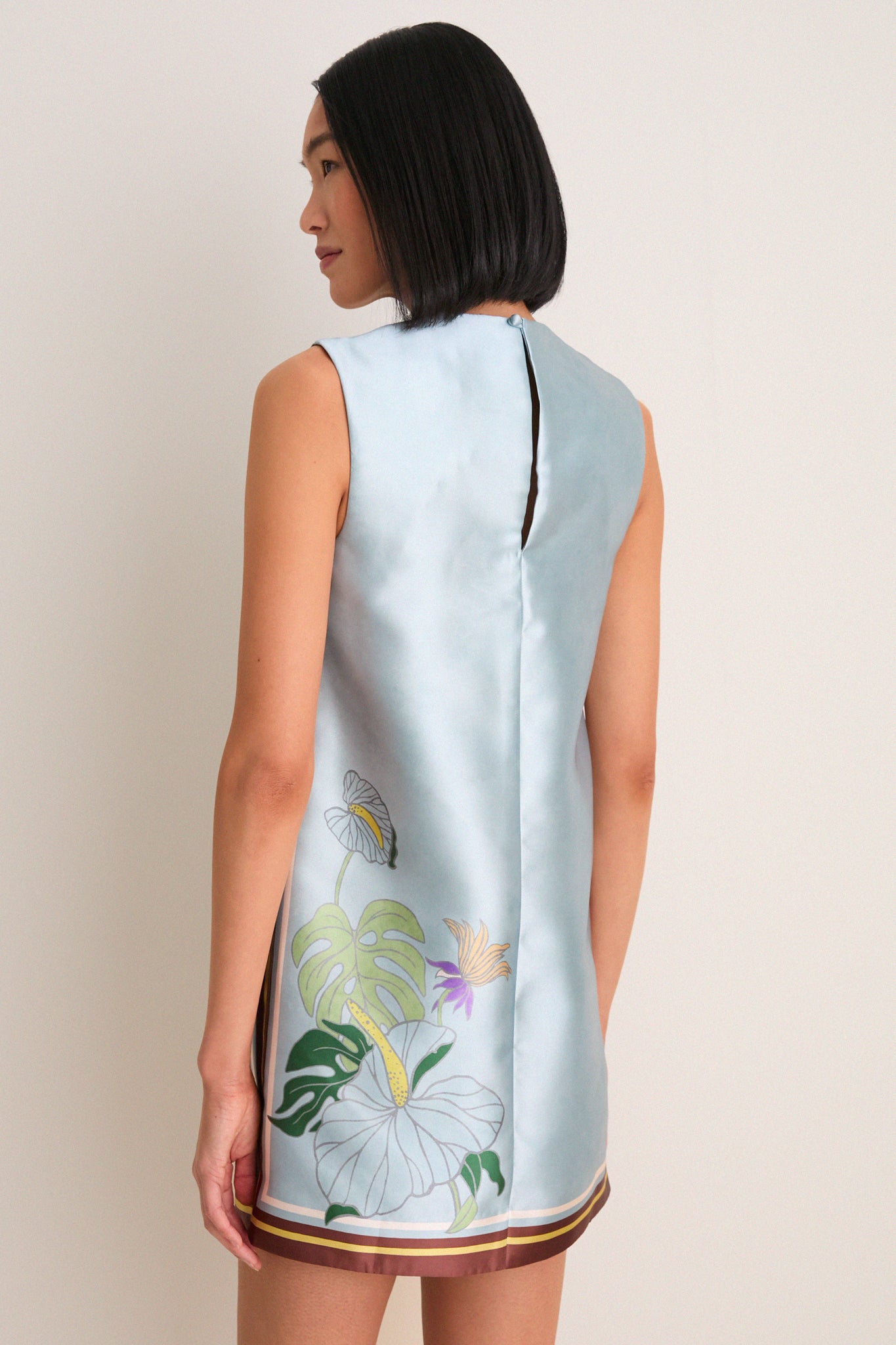 Ice Blue Alfie Mini Dress-Get Girly