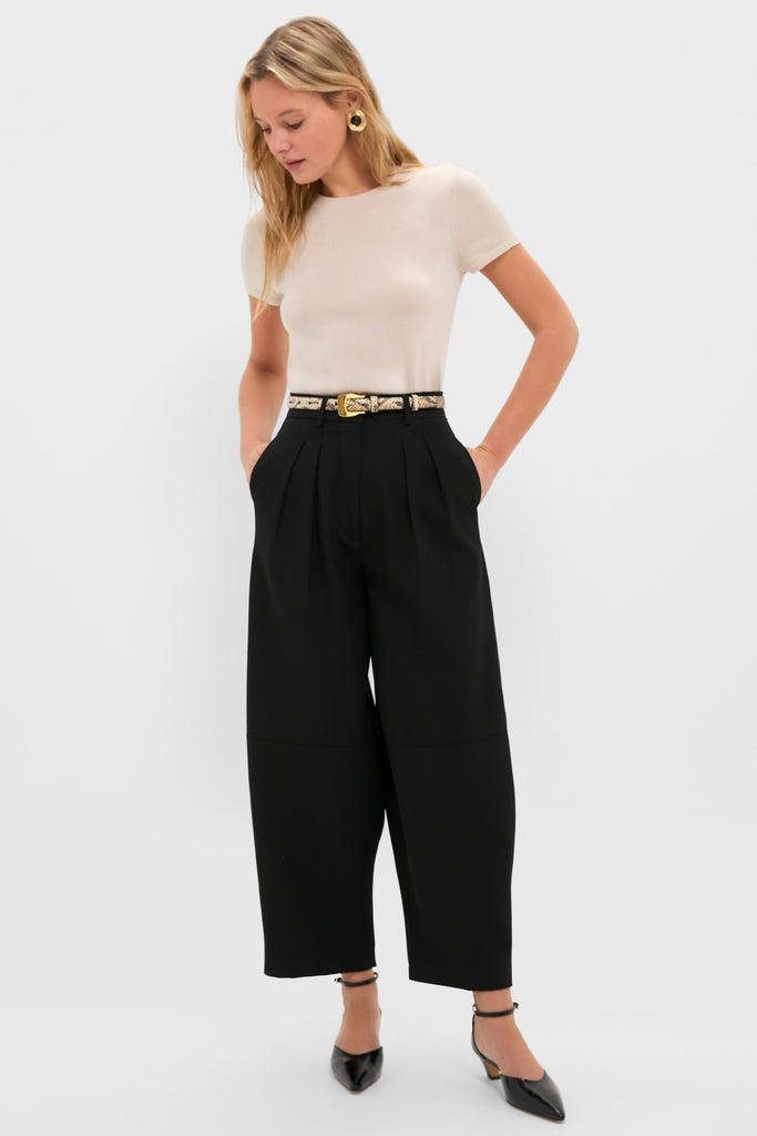 Black Dash Pants-Get Girly