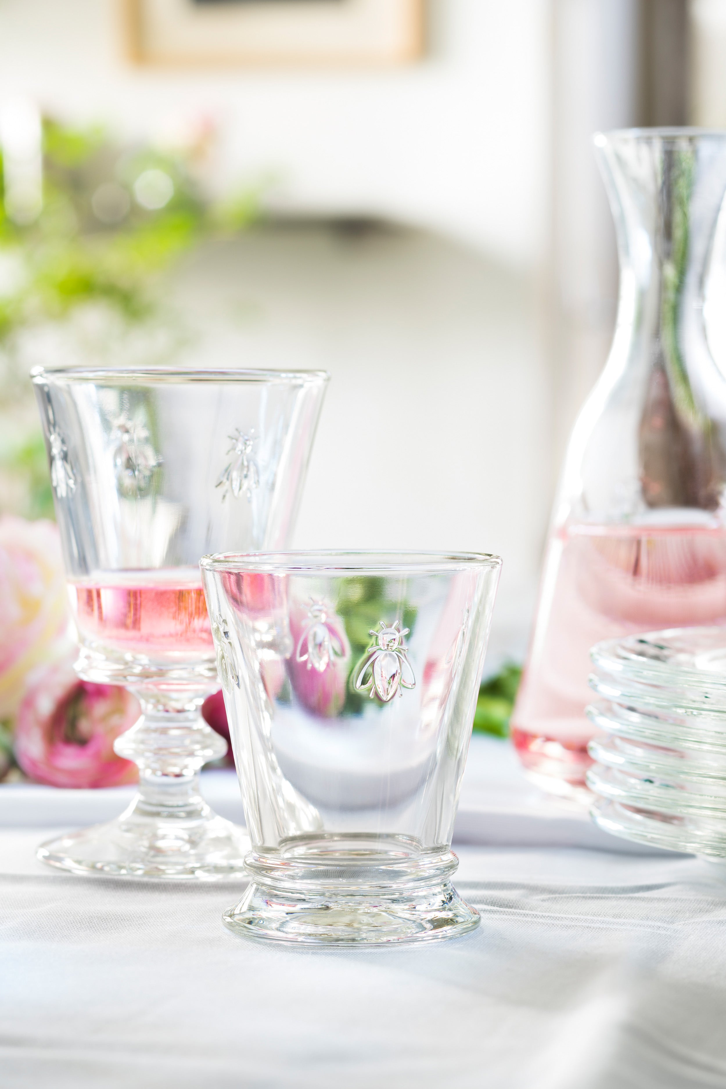 Bee Wine Glass Set of 6-Get Girly