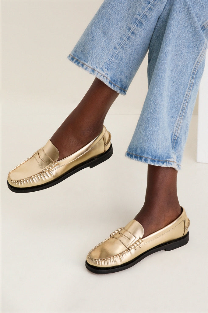 Gold Dan Met Loafers-Get Girly