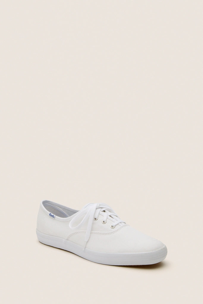 White Champion Canvas Sneakers-Get Girly