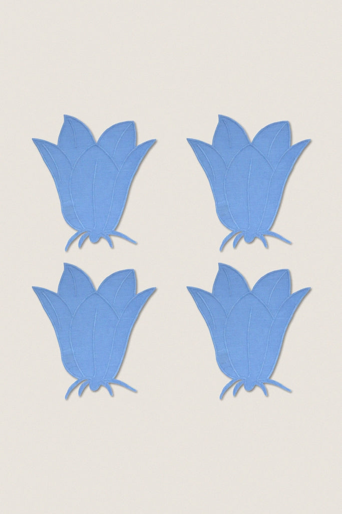 Blue Bell Cocktail Napkins (Set of 4)-Get Girly