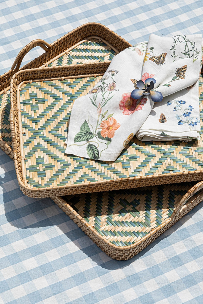 Chambray Villa Seville Tray-Get Girly