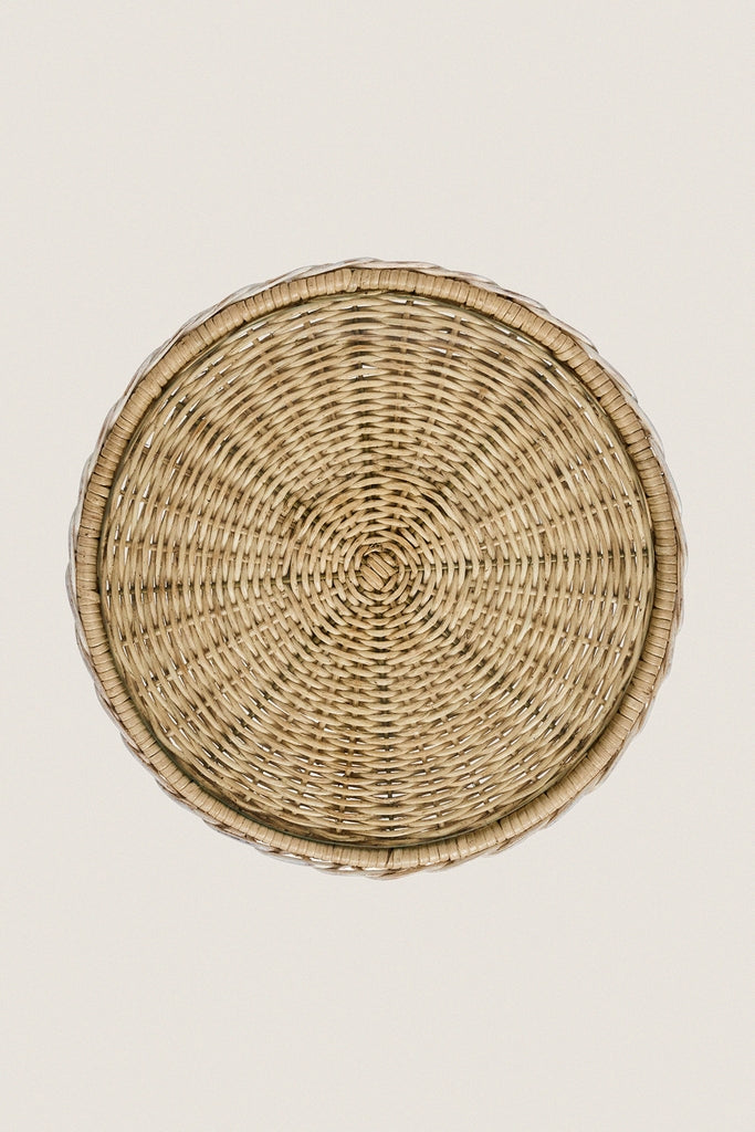 Whitewash Provence Rattan Cake Stand-Get Girly