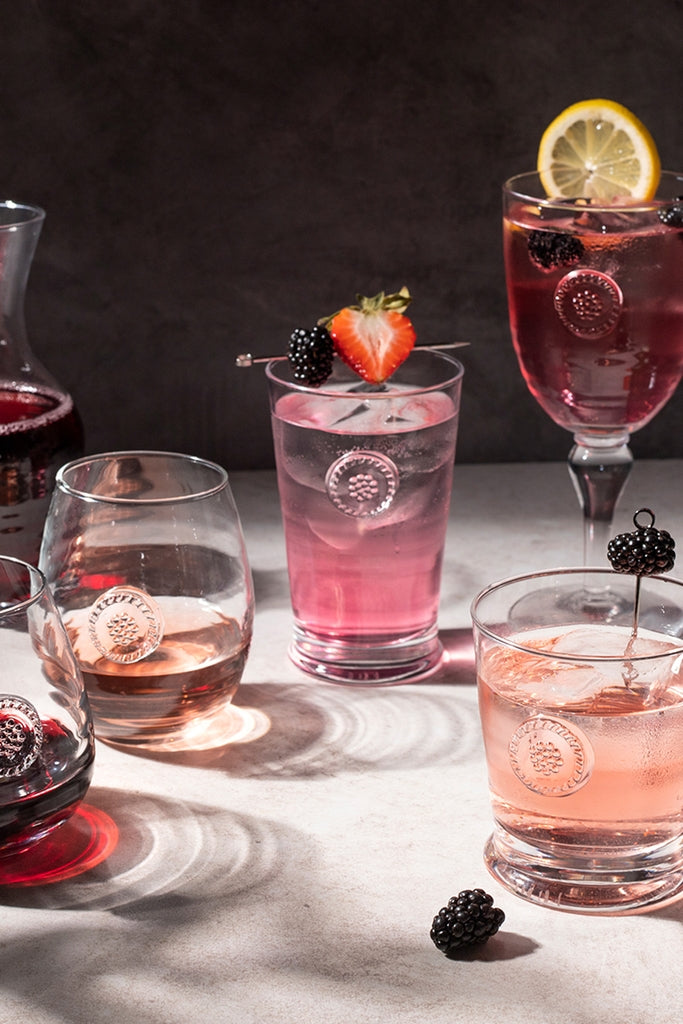 Berry and Thread Highball Glass-Get Girly