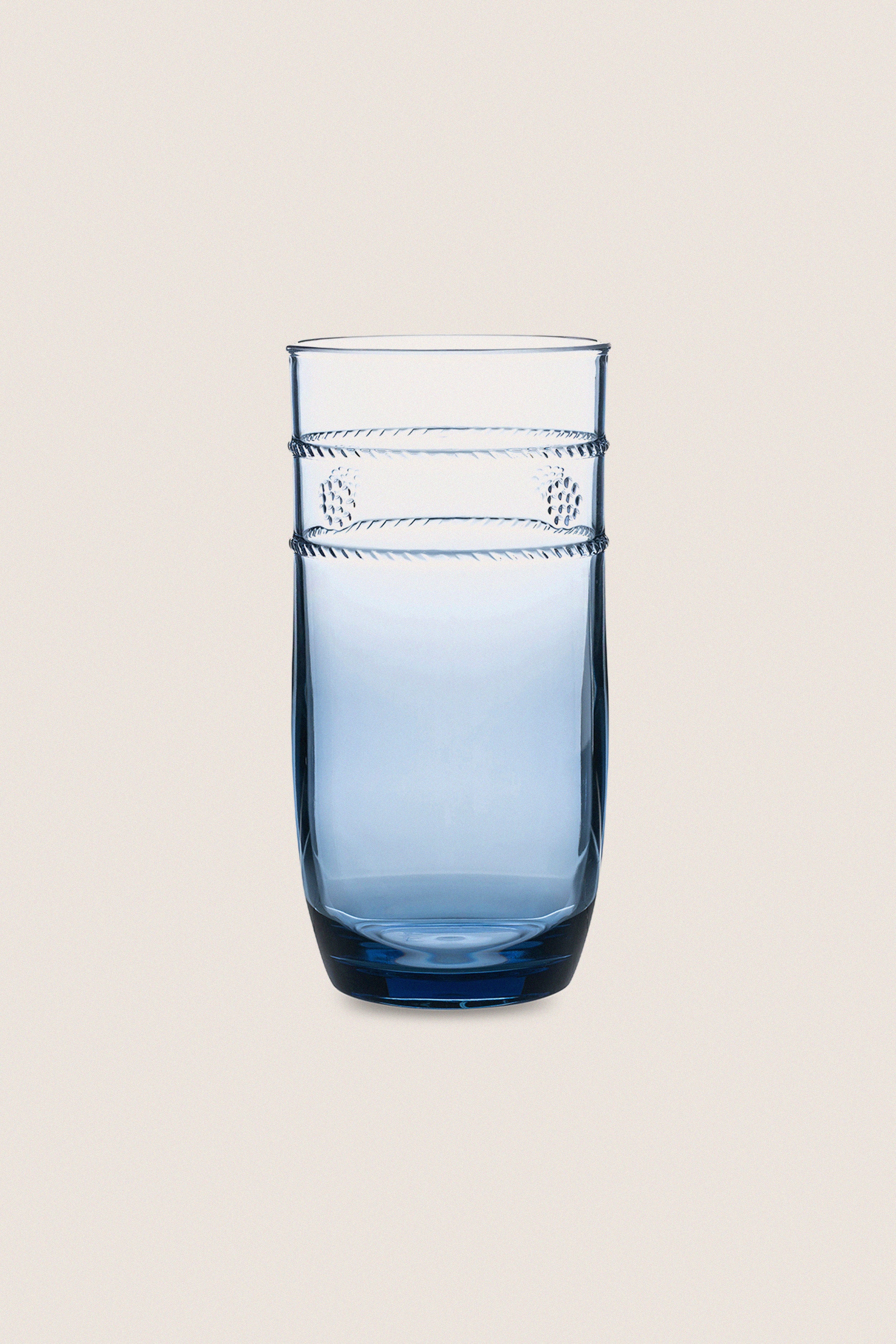 Blue Isabella Acrylic Large Tumbler Set of 4-Get Girly