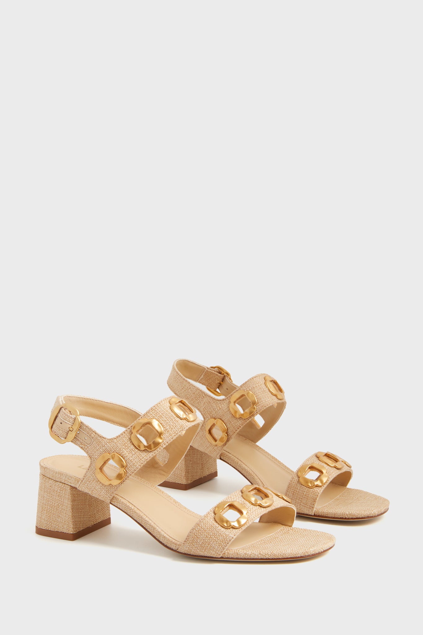 Beige Raffia Milan Sandals-Get Girly