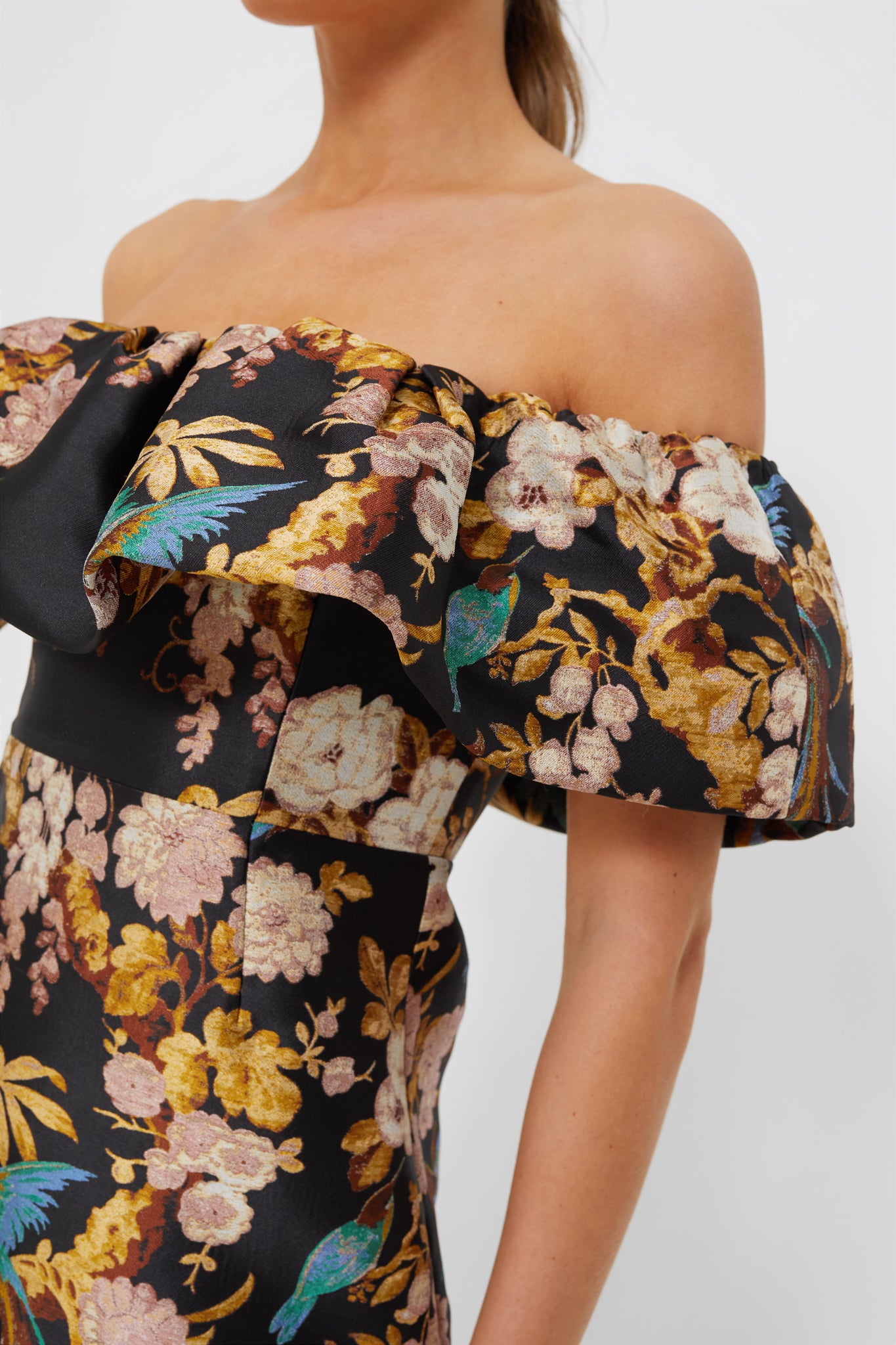 Black Birds of Paradise Vera Dress-Get Girly