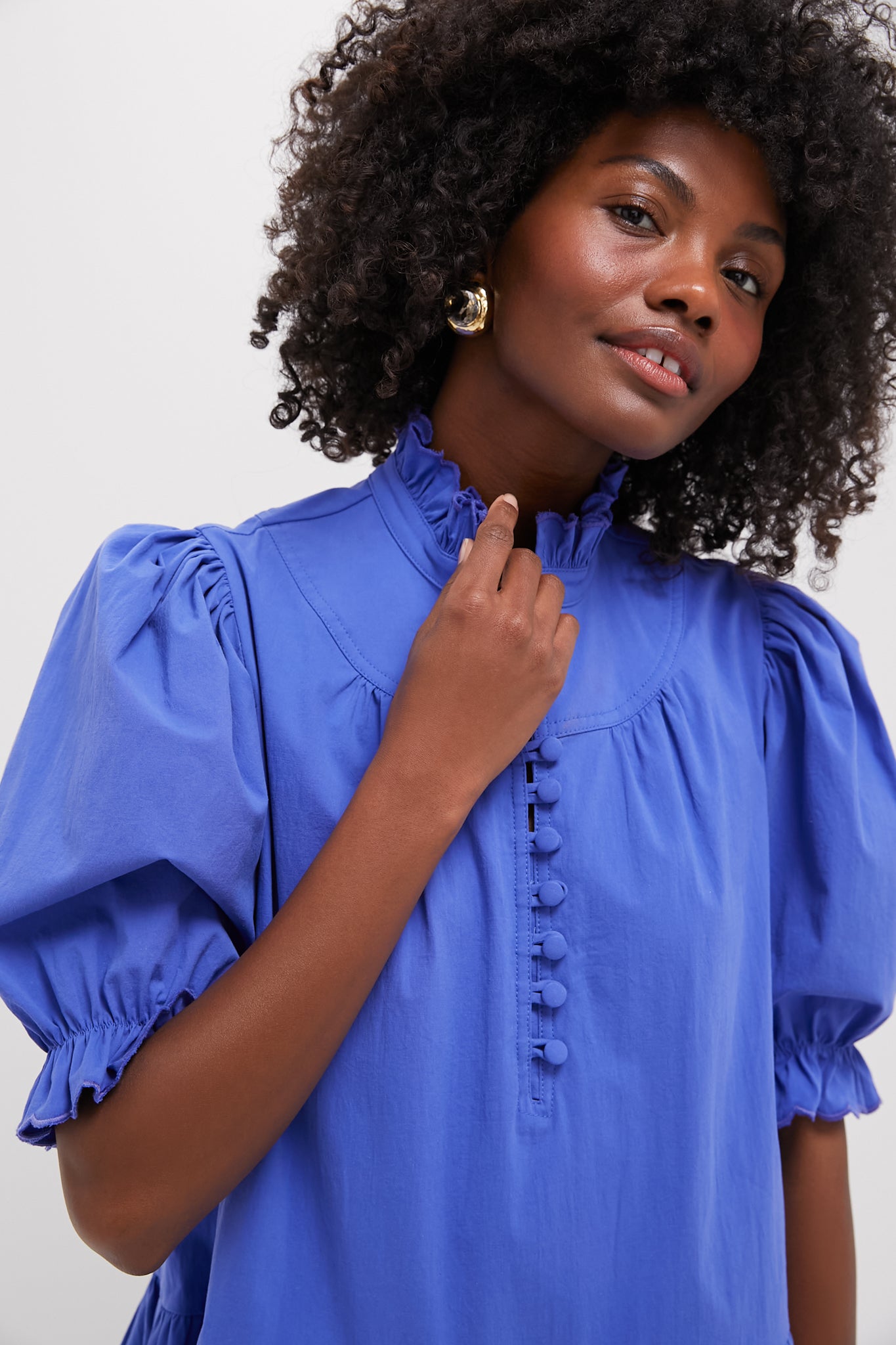 Azure Blue Selena Mini Dress-Get Girly