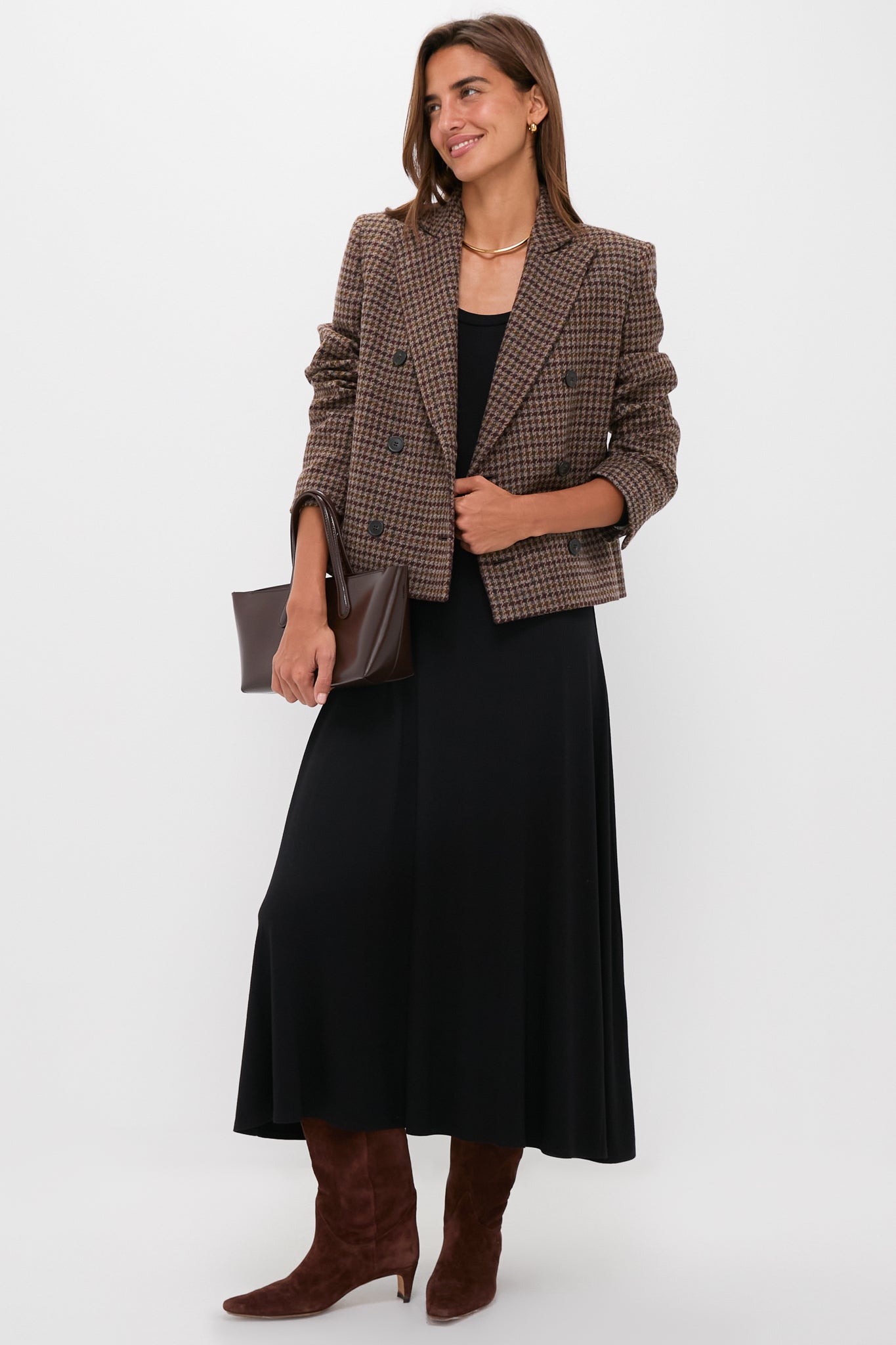 Black Long Sleeve Sara Maxi Dress-Get Girly