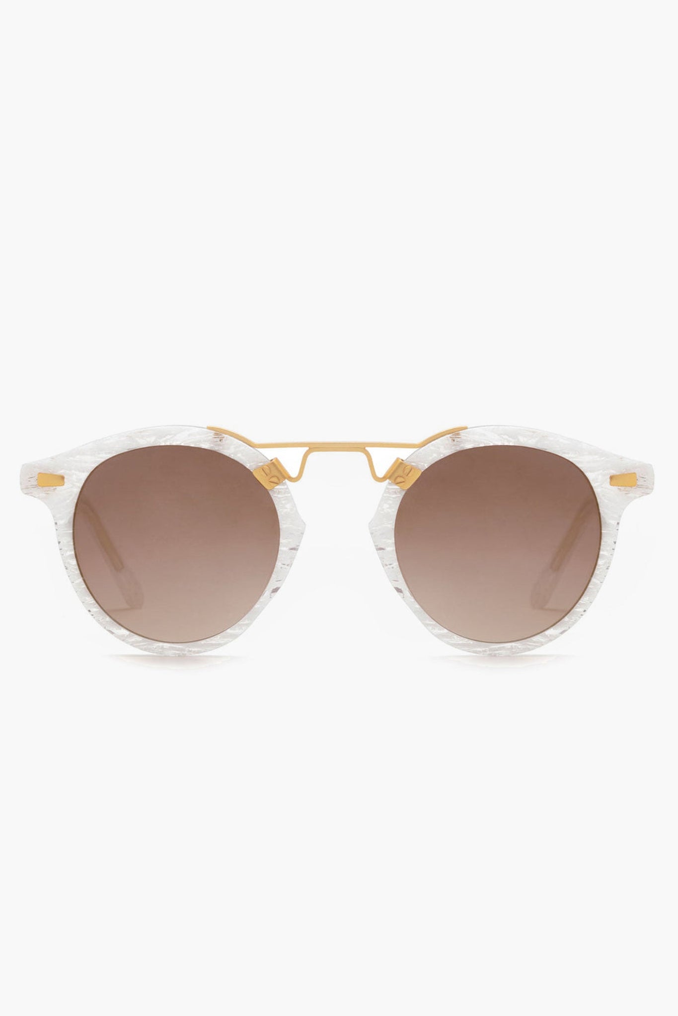 White Linen 24K St Louis Sunglasses-Get Girly