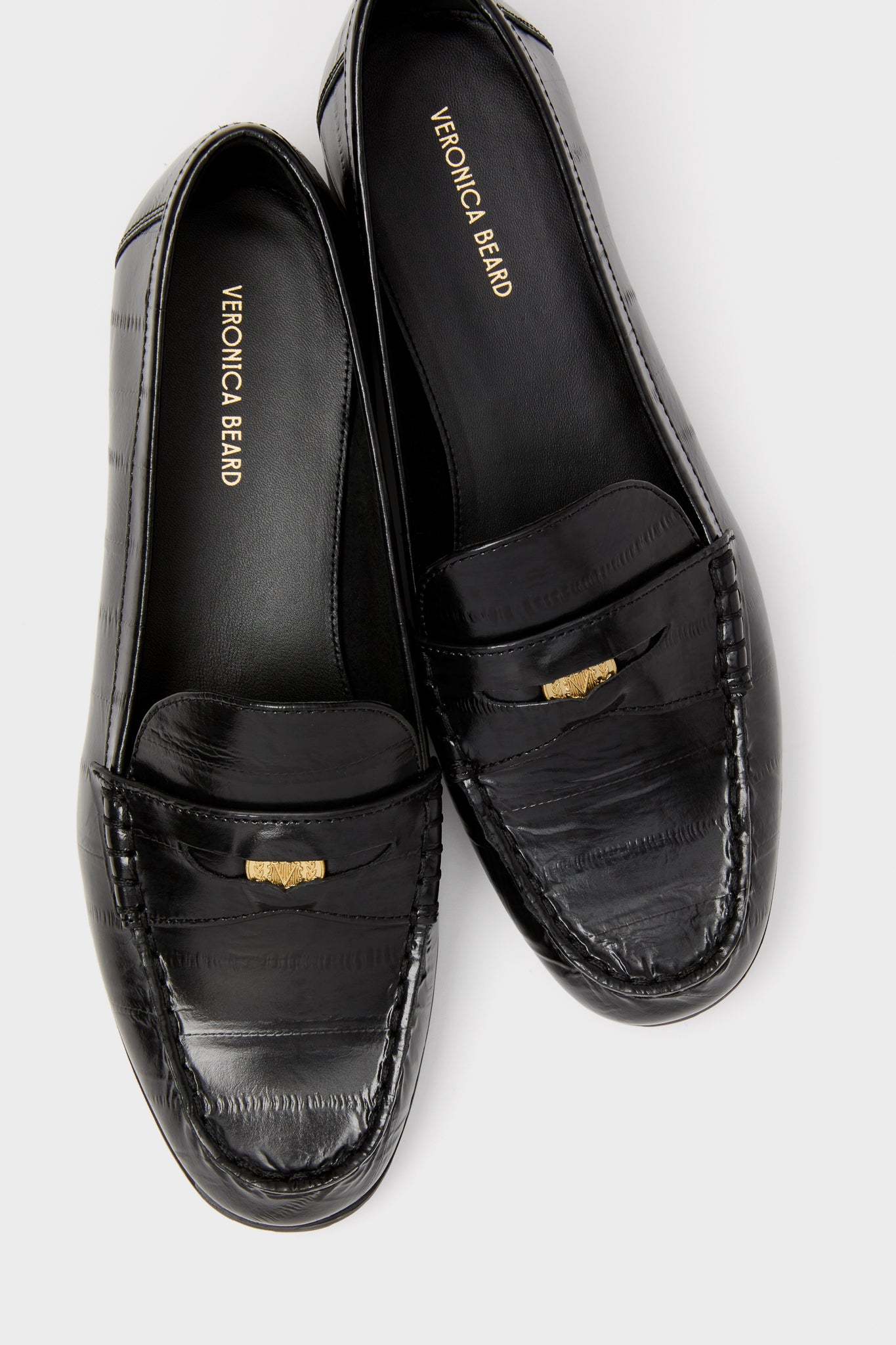 Black Penny Lug Loafers-Get Girly