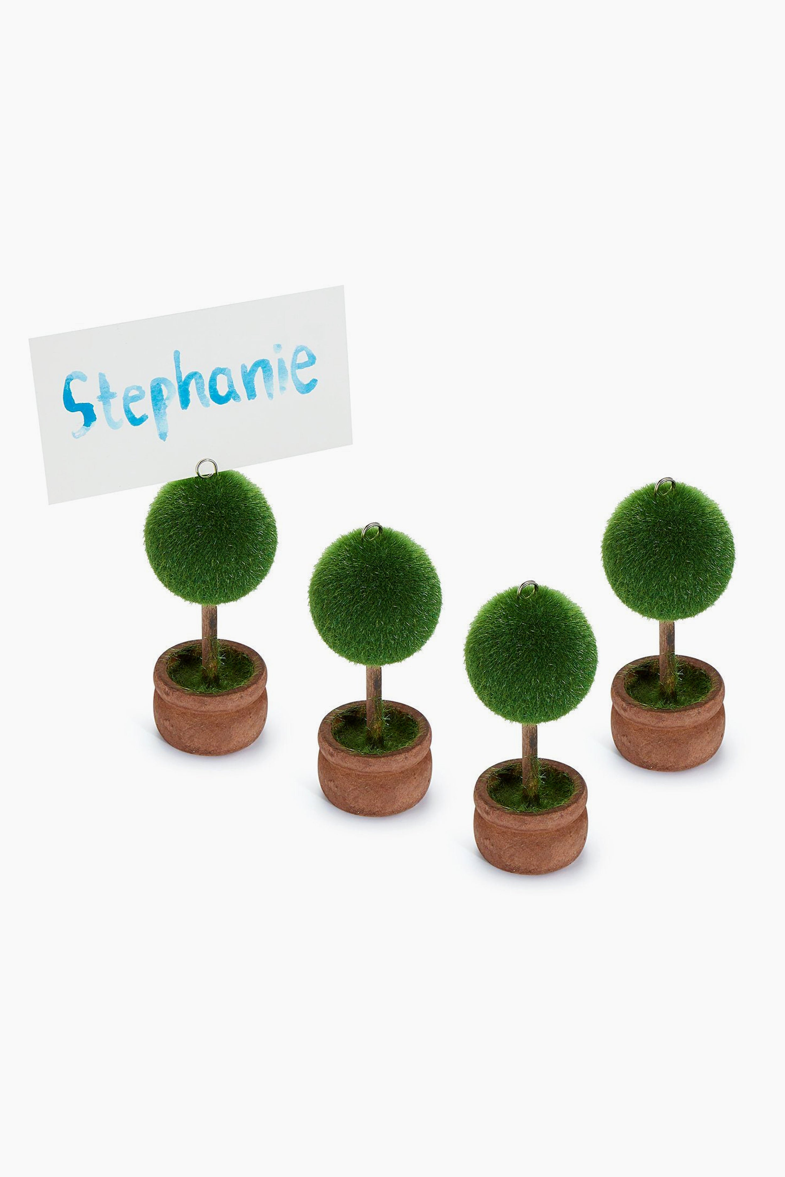 Topiary Place Card Holders Set of 4-Get Girly
