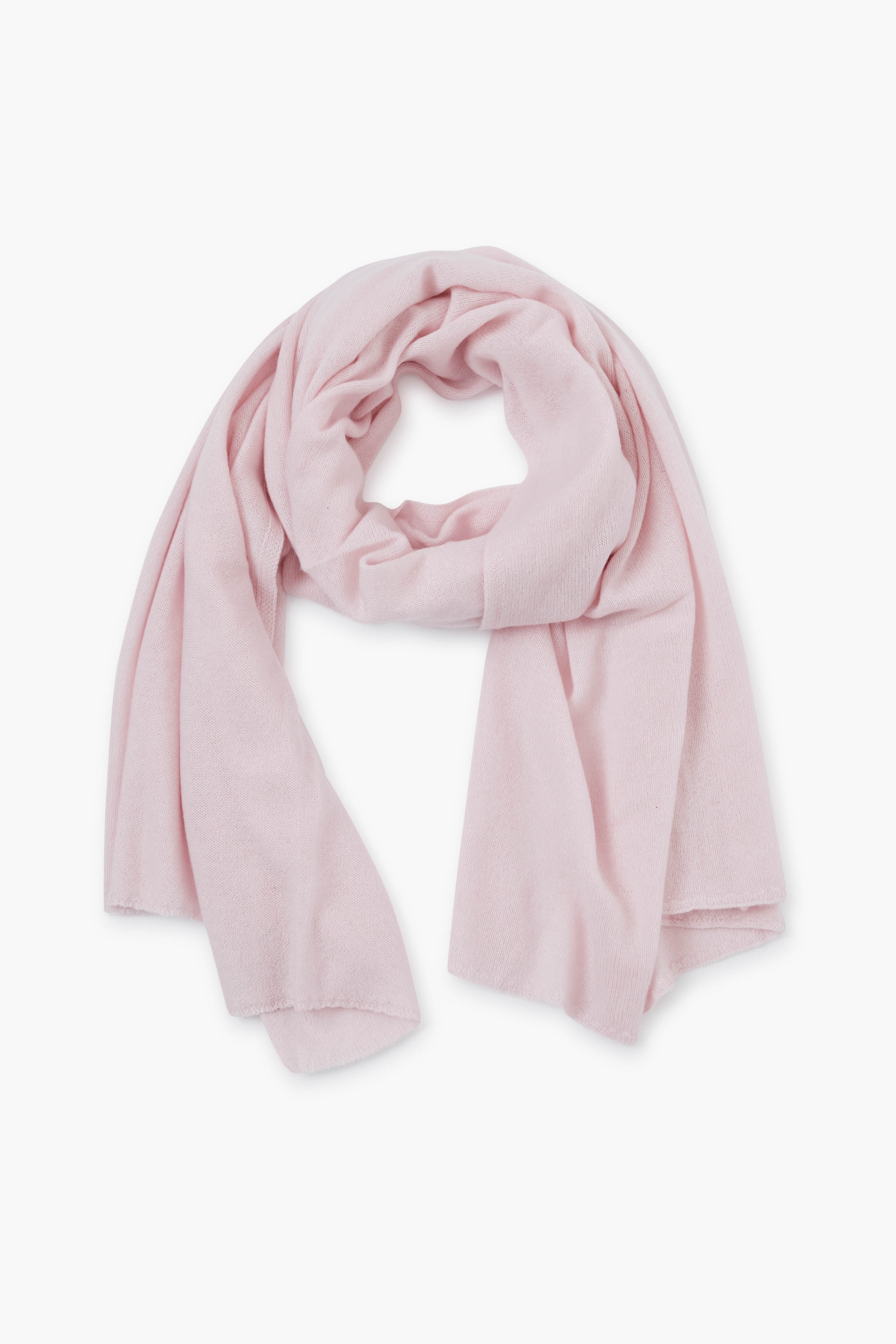 Exclusive Blush Cashmere Travel Wrap-Get Girly