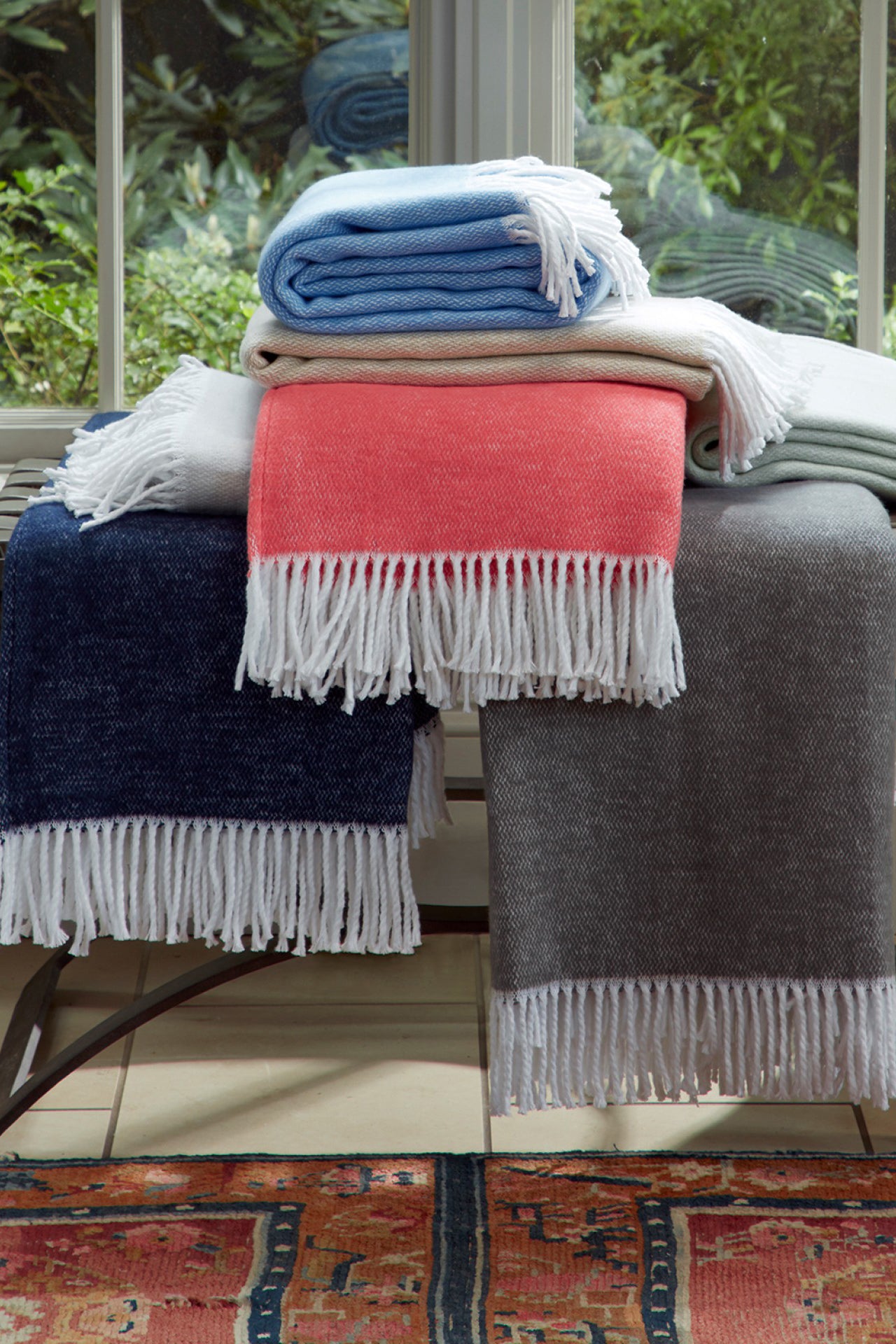 Coral Pezzo Throw-Get Girly