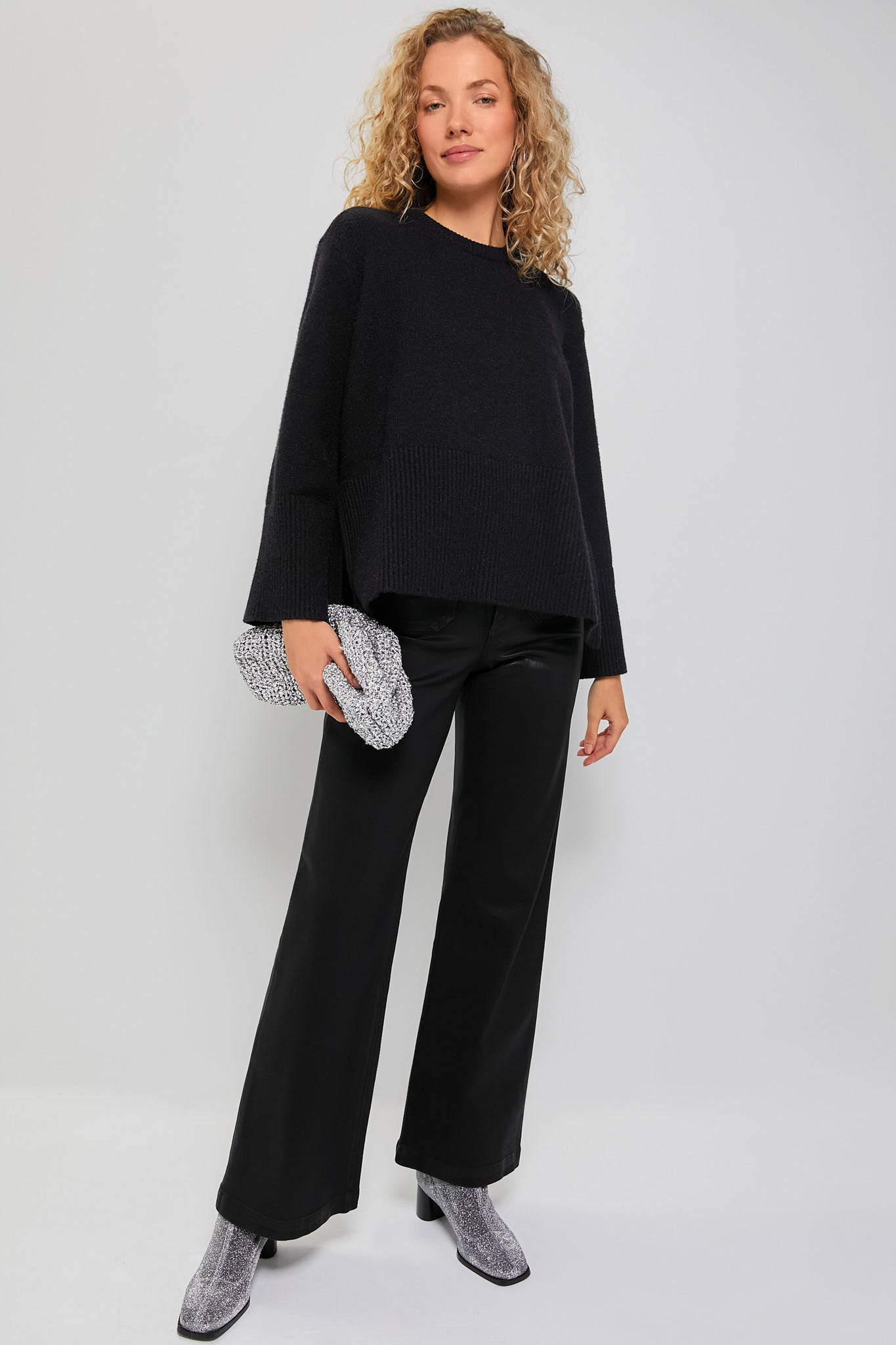 Black Carington Sweater-Get Girly