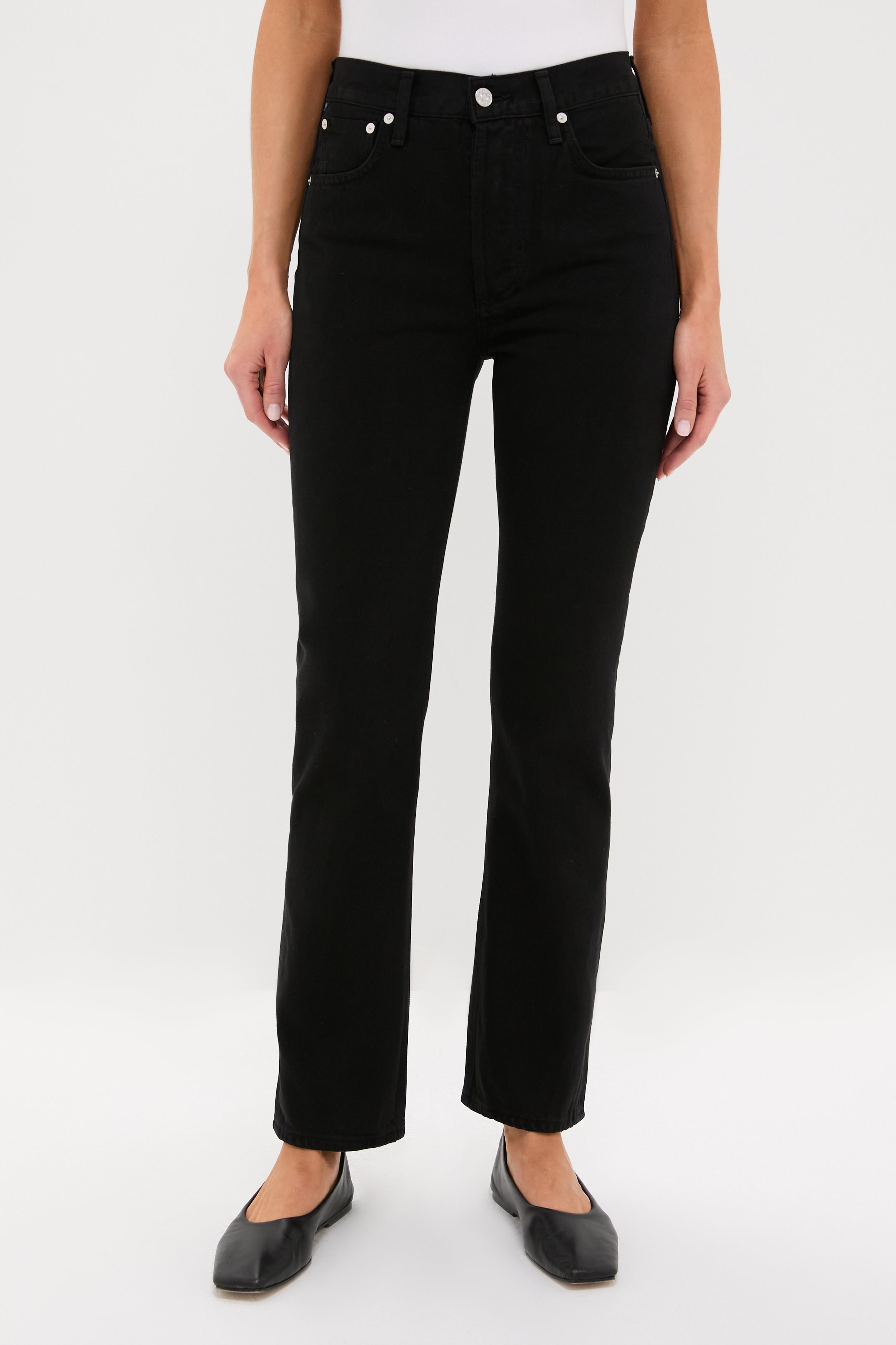 Solid Black Blaine Jean-Get Girly