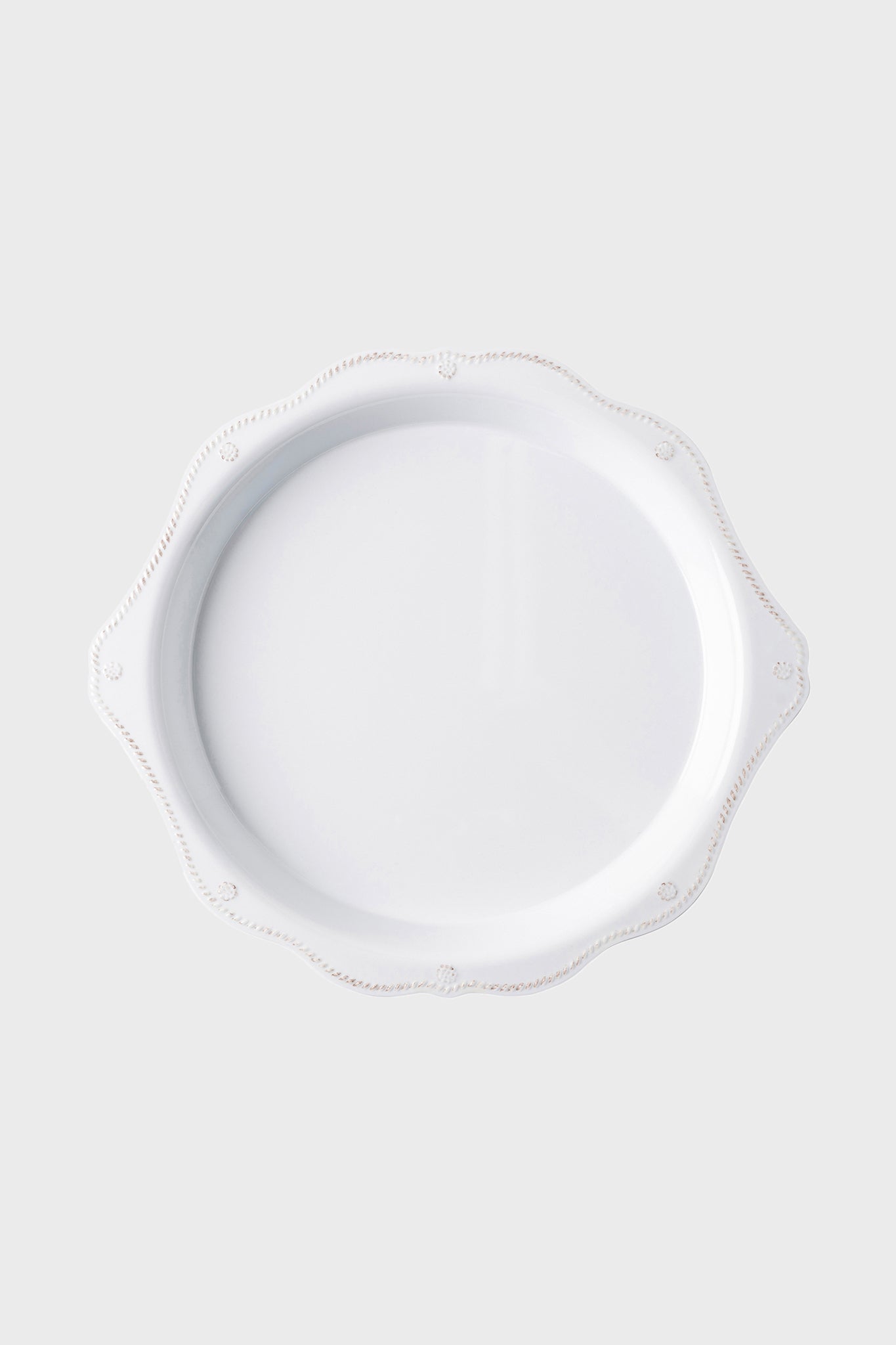 Whitewash Berry & Thread Melamine 17" Round Platter-Get Girly