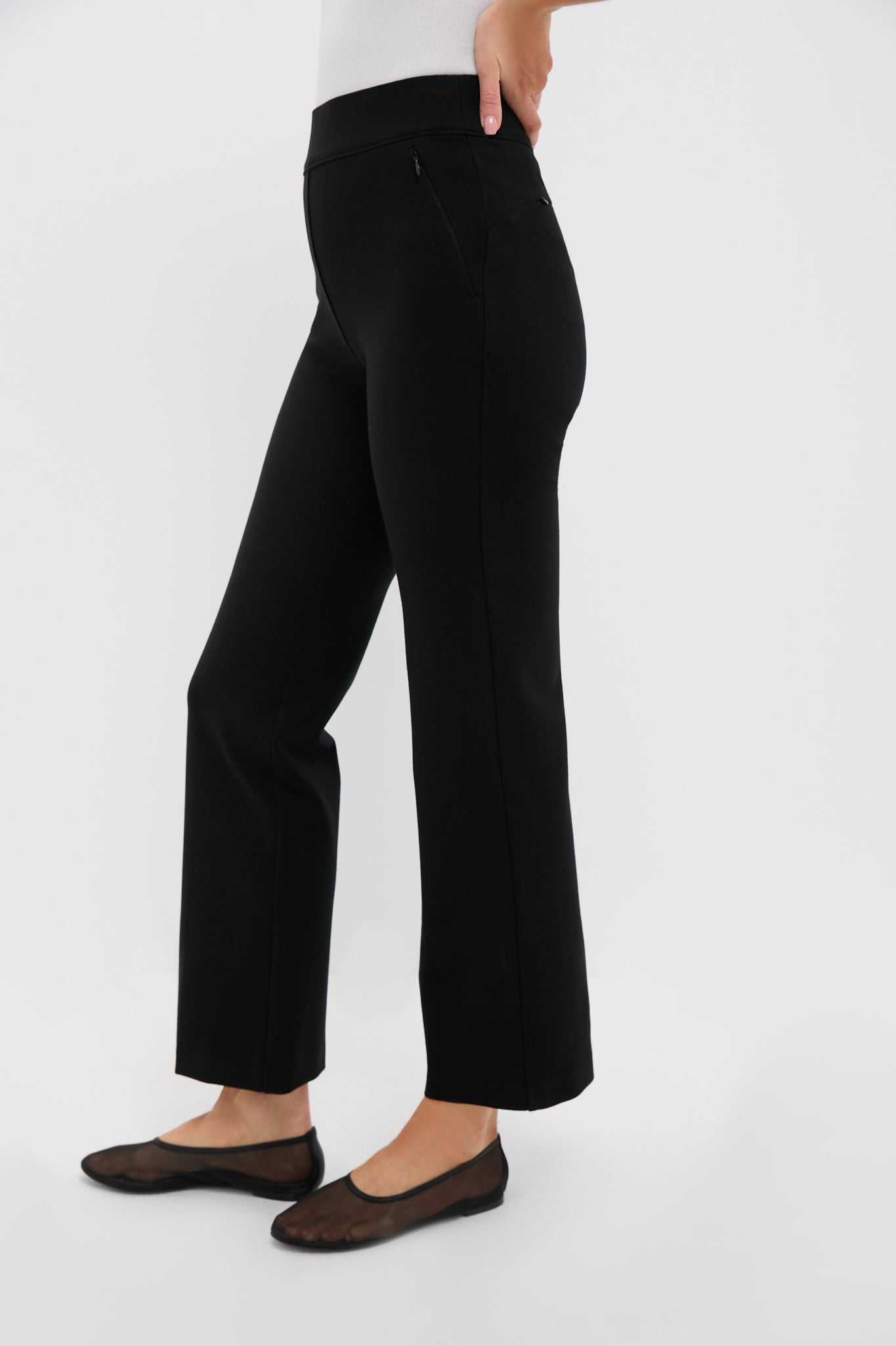 Black 28 Inch Compression September Pant-Get Girly