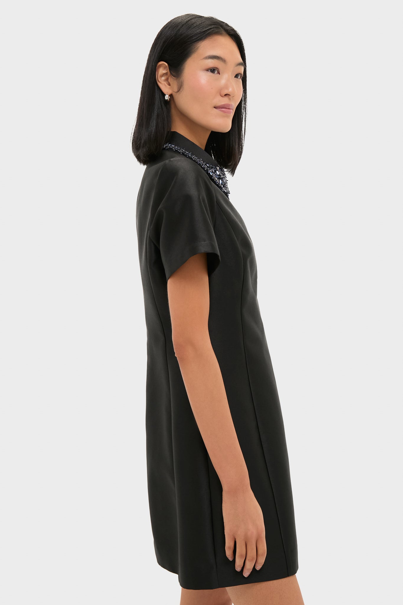 Black Embellished Winslet Dress-Get Girly