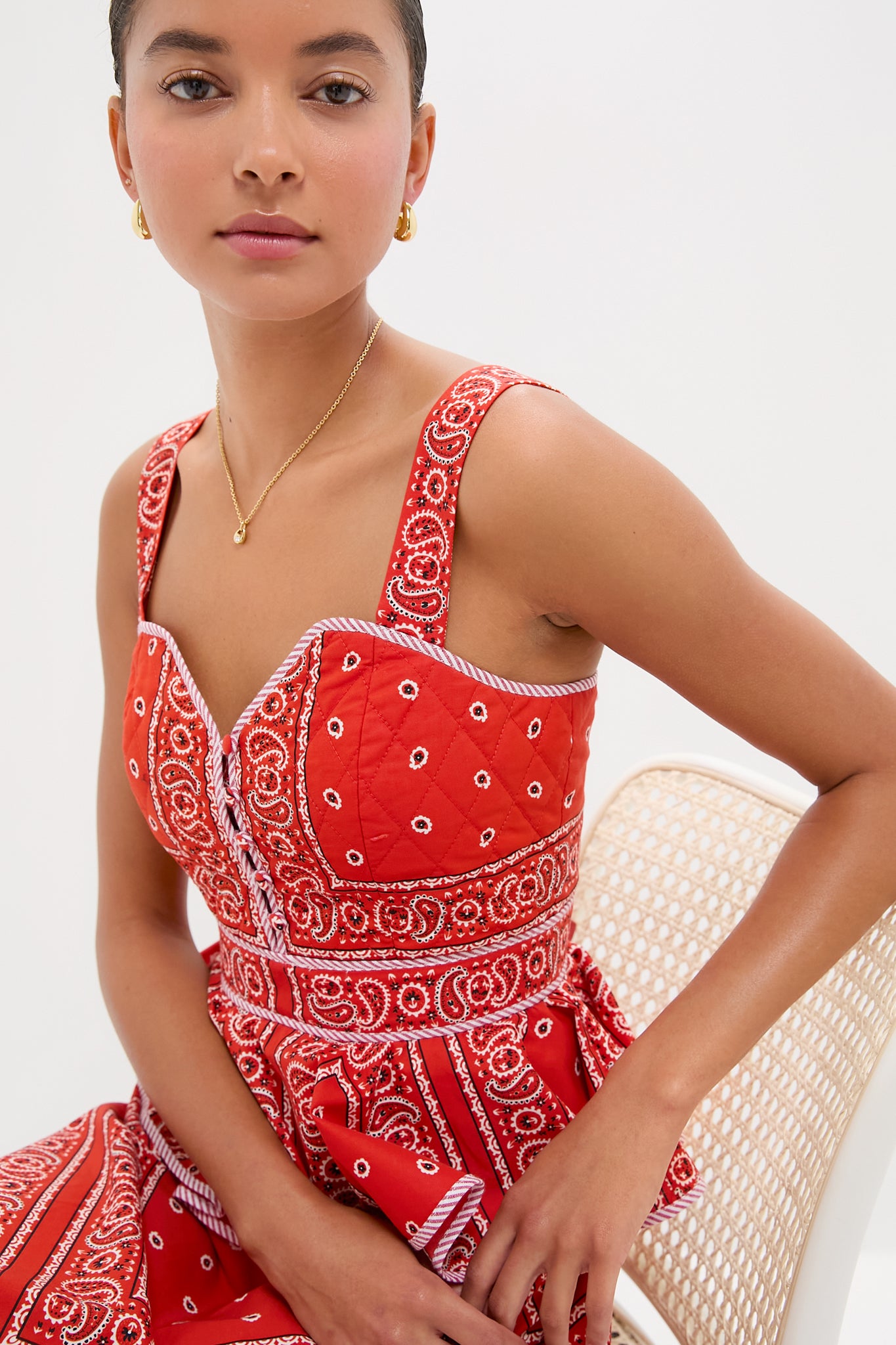 Aces Wild Red Lacey Dress-Get Girly