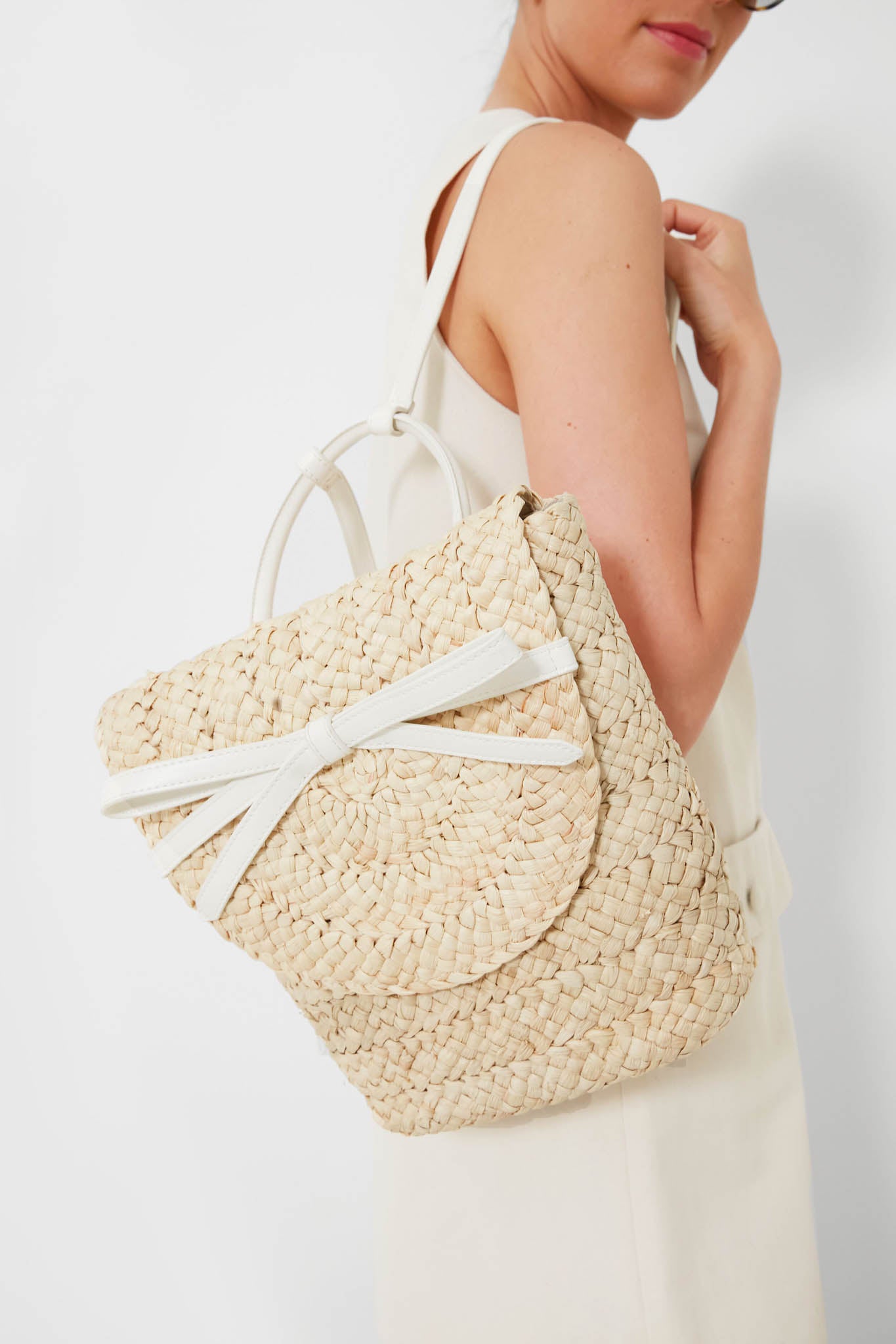 White Lexi Backpack-Get Girly