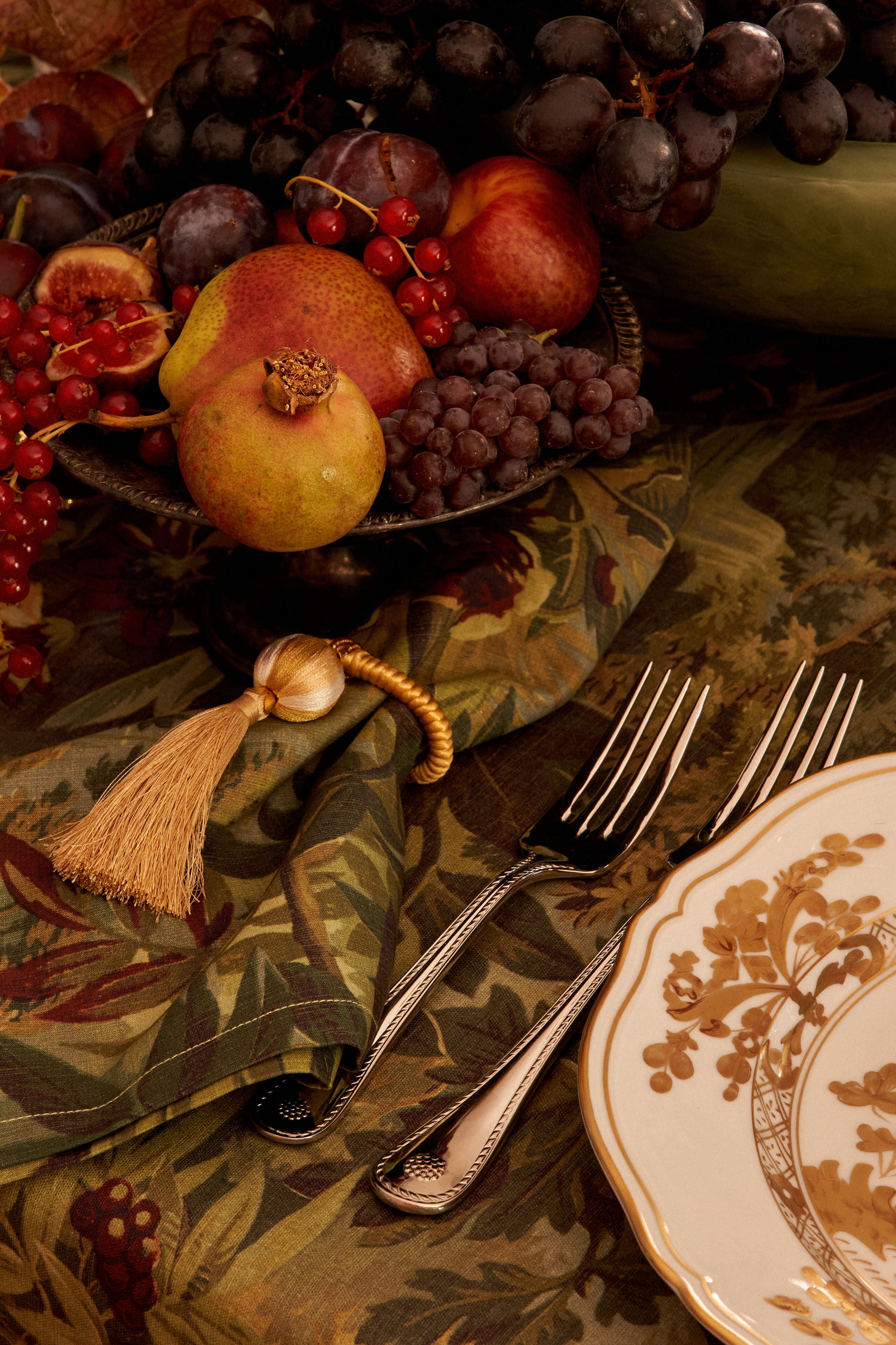 Forest Toile Napkins Set of 4-Get Girly